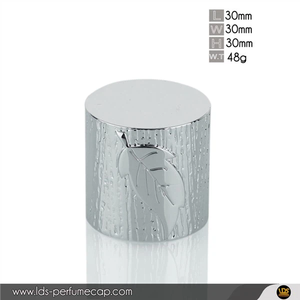 ฝาน้ำหอม Zamac ลายไม้