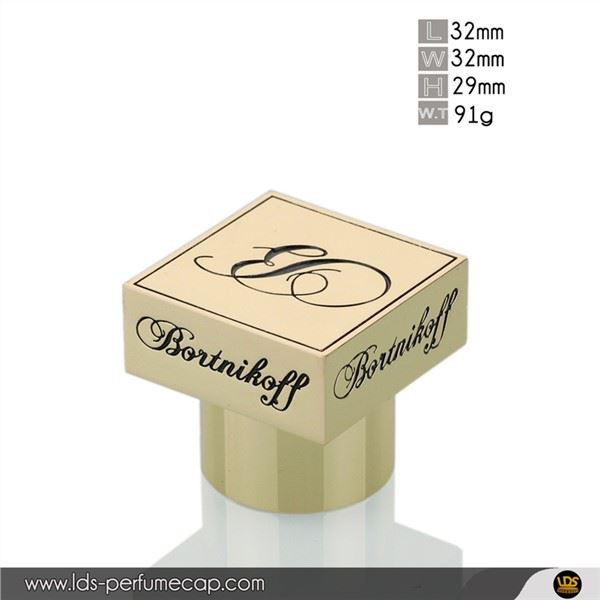 ฝาทอง Zamac สำหรับขวดน้ำหอม